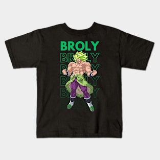 broly the legendary super saiyan Kids T-Shirt